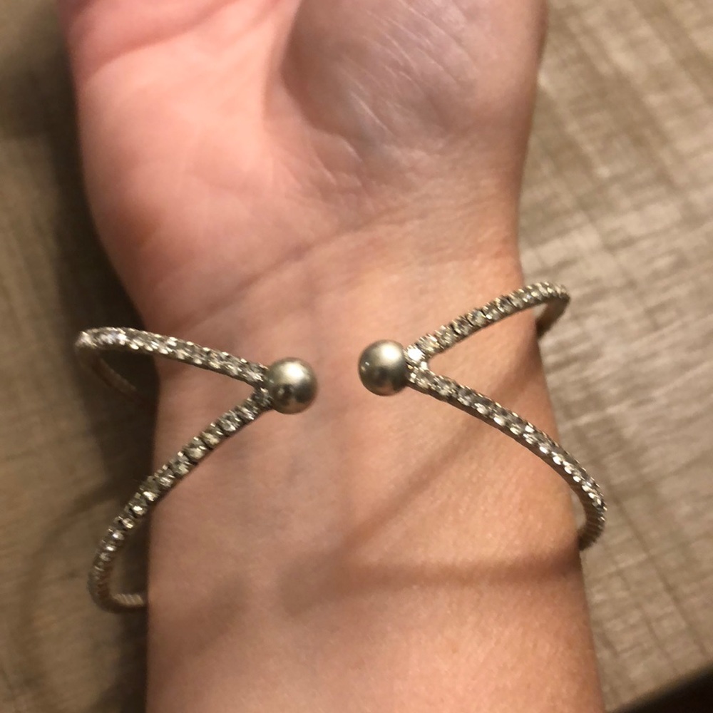 Dainty Rhinestone Cuff - Picture 3 of 3
